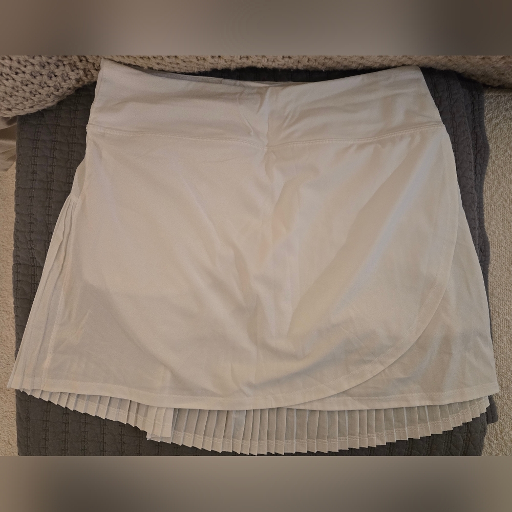 Lululemon Athletica White Tennis Skirt